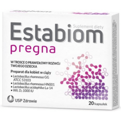 USP ZDROWIE Estabiom Pregna 20 kaps. USP ZDROWIE Estabiom Pregna 20 kaps.